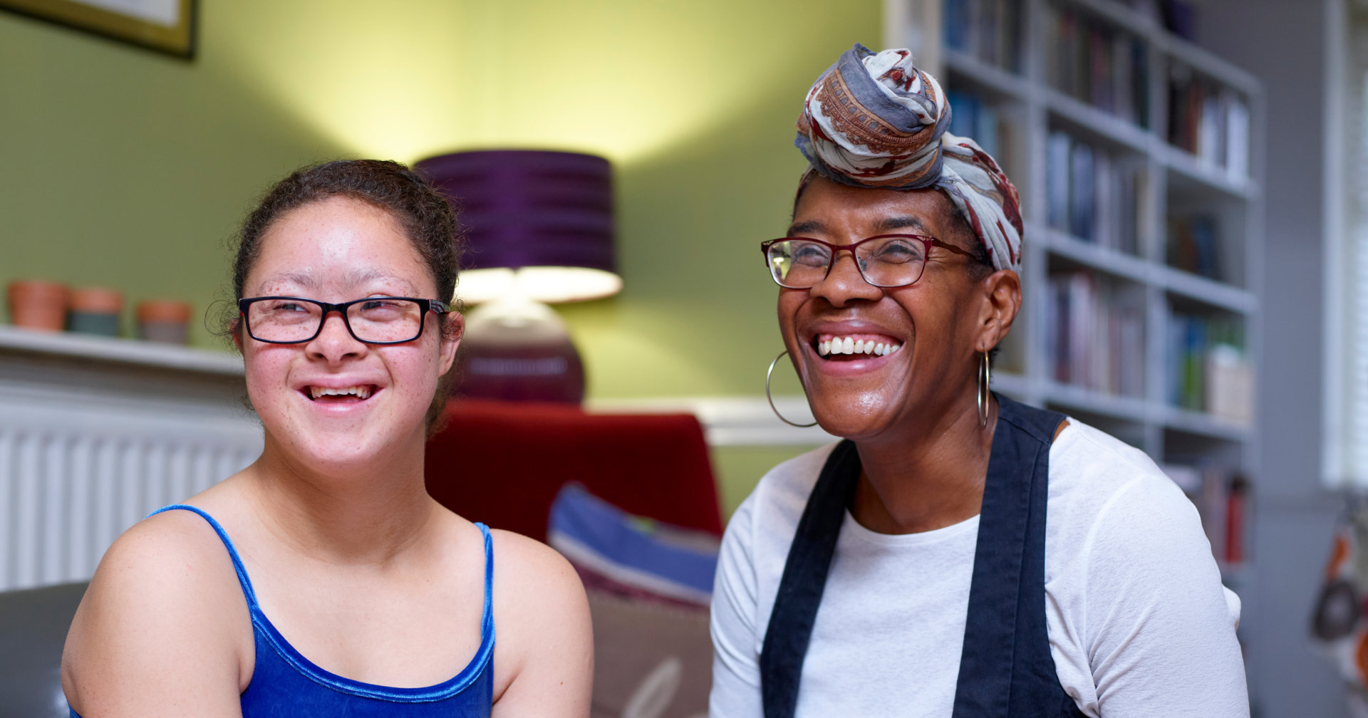 Smiling ladies